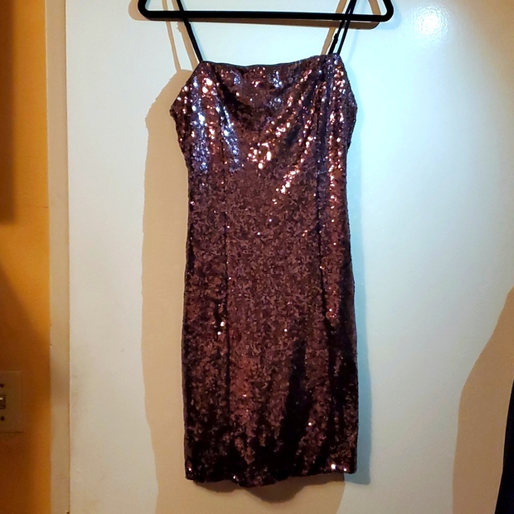 NWT Forever 21 Purple Sequin dress size M